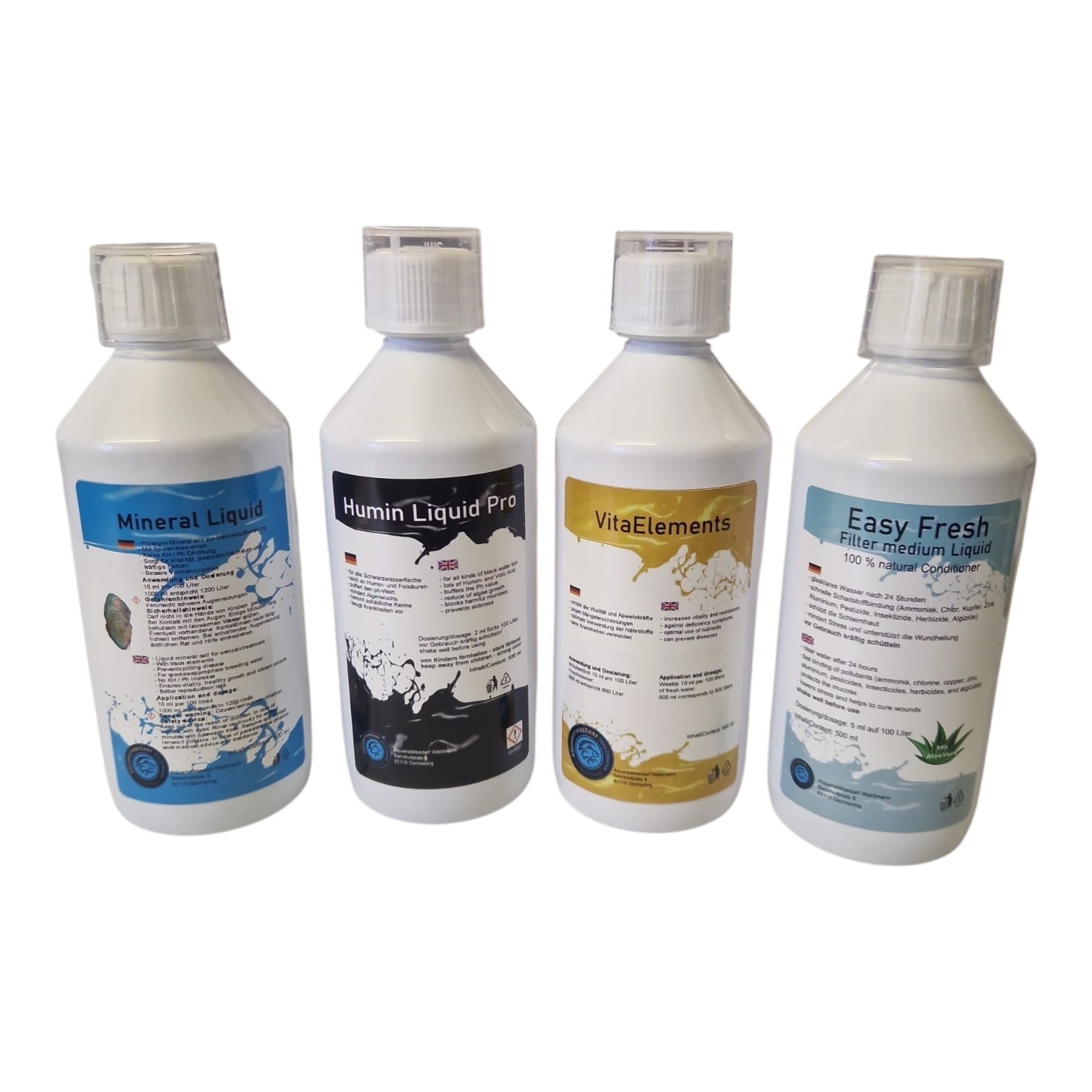 Liquids-Bundle - Huminstoffe, Easy Fresh, Vita Elements und Mineral Liquid