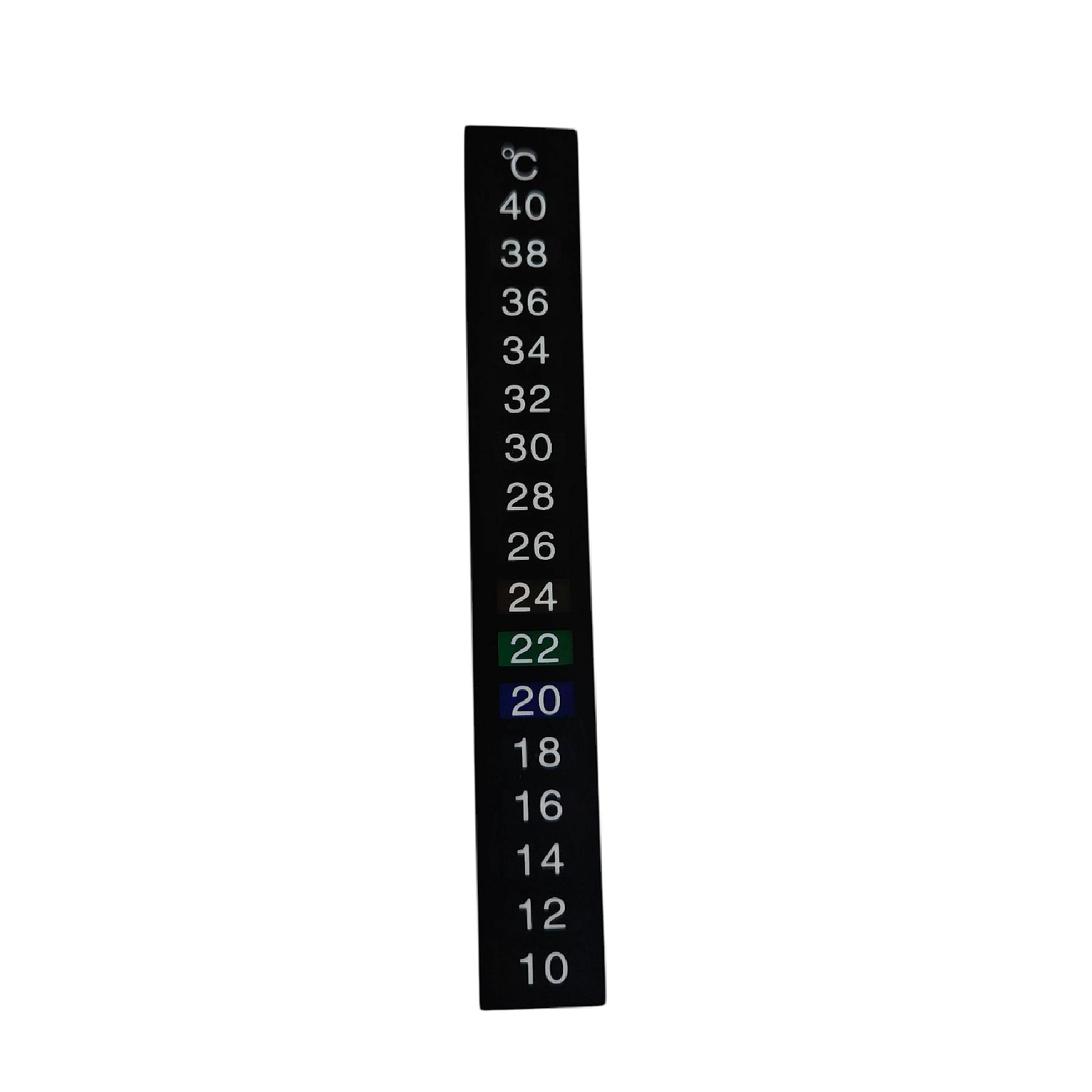 Thermometer zum Kleben