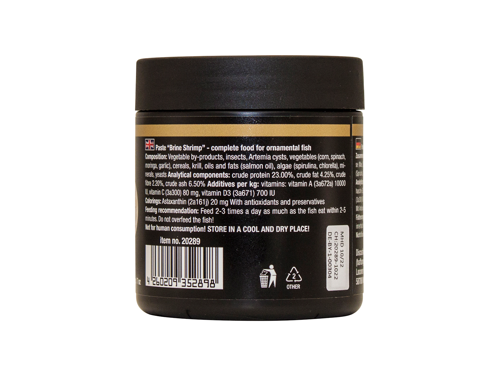 DiscusFood Artemia Paste - Aufzuchtfutter für Welse und Zierfische