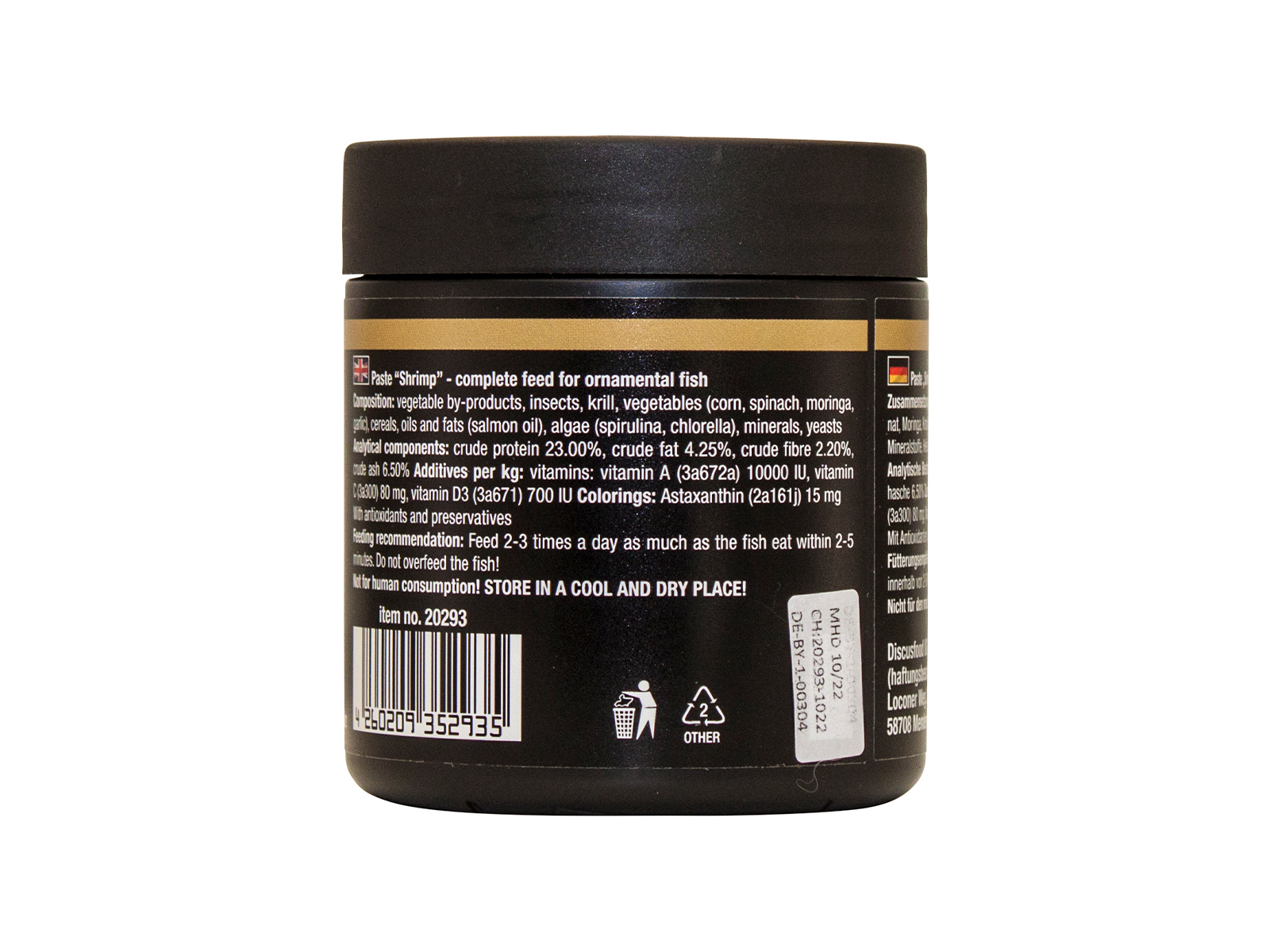 DiscusFood Shrimp Paste - Feinfutter für Buntbarsche