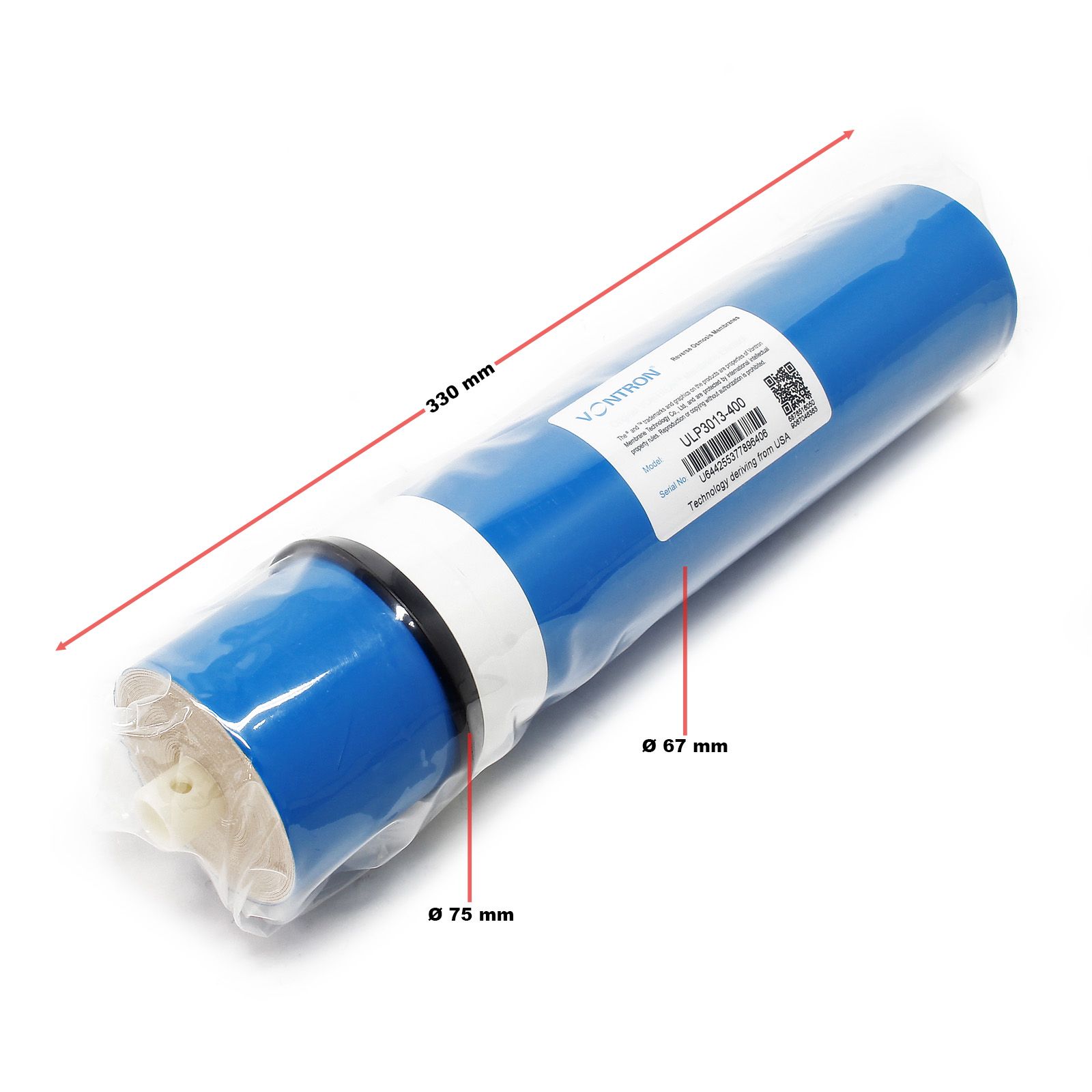 Vontron 3013 400G RO Membrane 1500 l/Tag 400GPD