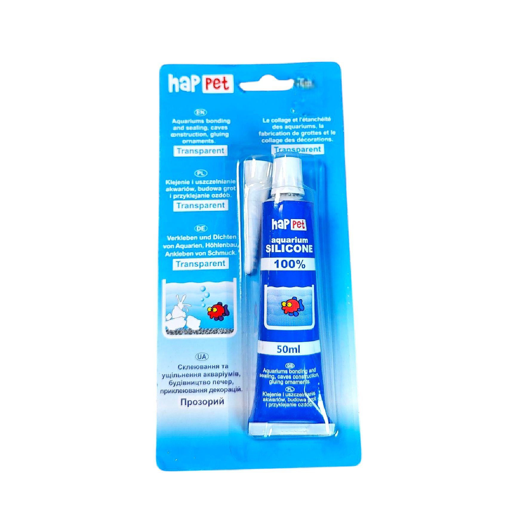 Aquariumsilikon Transparent 50ml